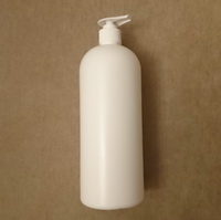 Флакон с дозатором/флип-топом для шампуня/жидкого мыла, 1000 мл (1 литр)